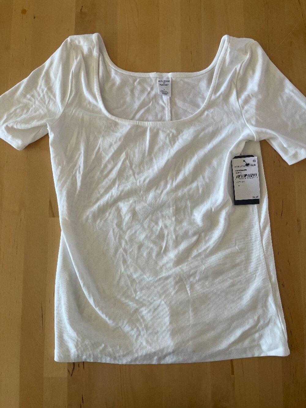 NWT melrose and market white shirt - size medium